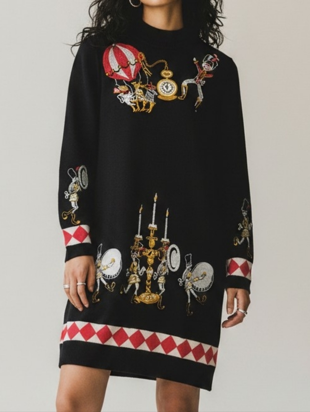D&G Inspired Fantasy Fairytale Sweater Dress